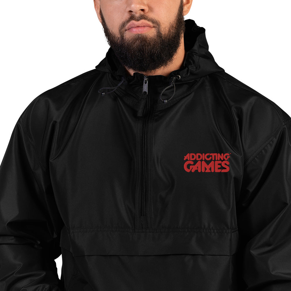 AG logo embroidered Champion packable jacket