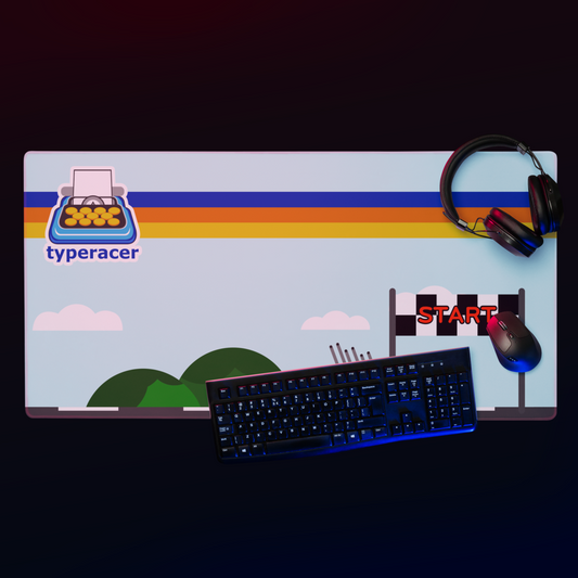 Typeracer Gaming mouse pad - Day Theme