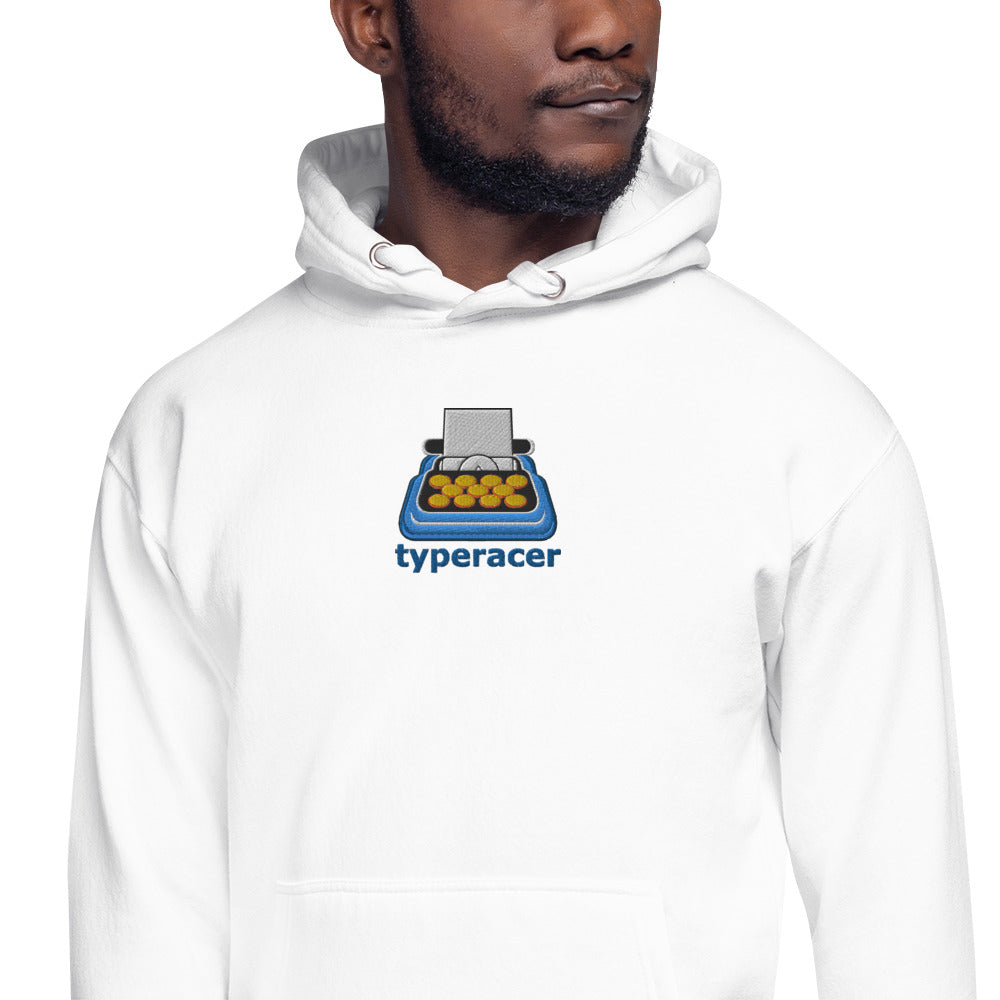 Typeracer logo unisex hoodie
