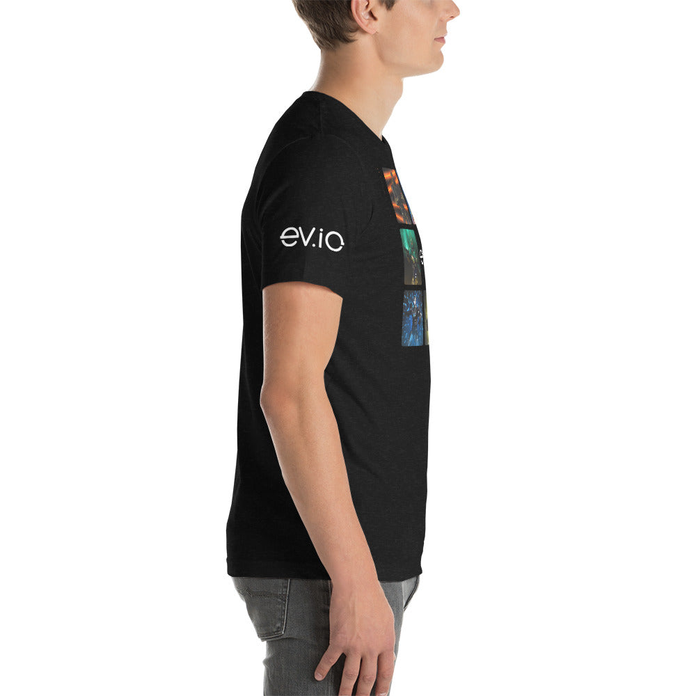ev.io portraits unisex t-shirt
