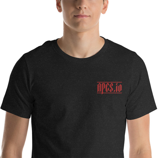 Apes.io Logo Embroided Unisex t-shirt