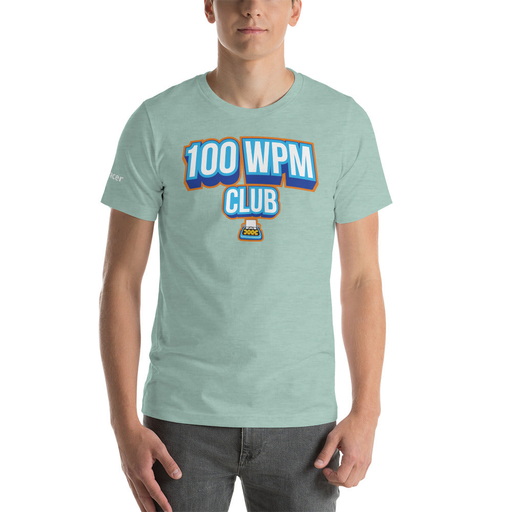Typeracer 100WPM club unisex t-shirt
