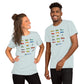 Typeracer collage unisex t-shirt