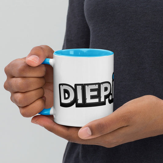 Diep mug with blue interior